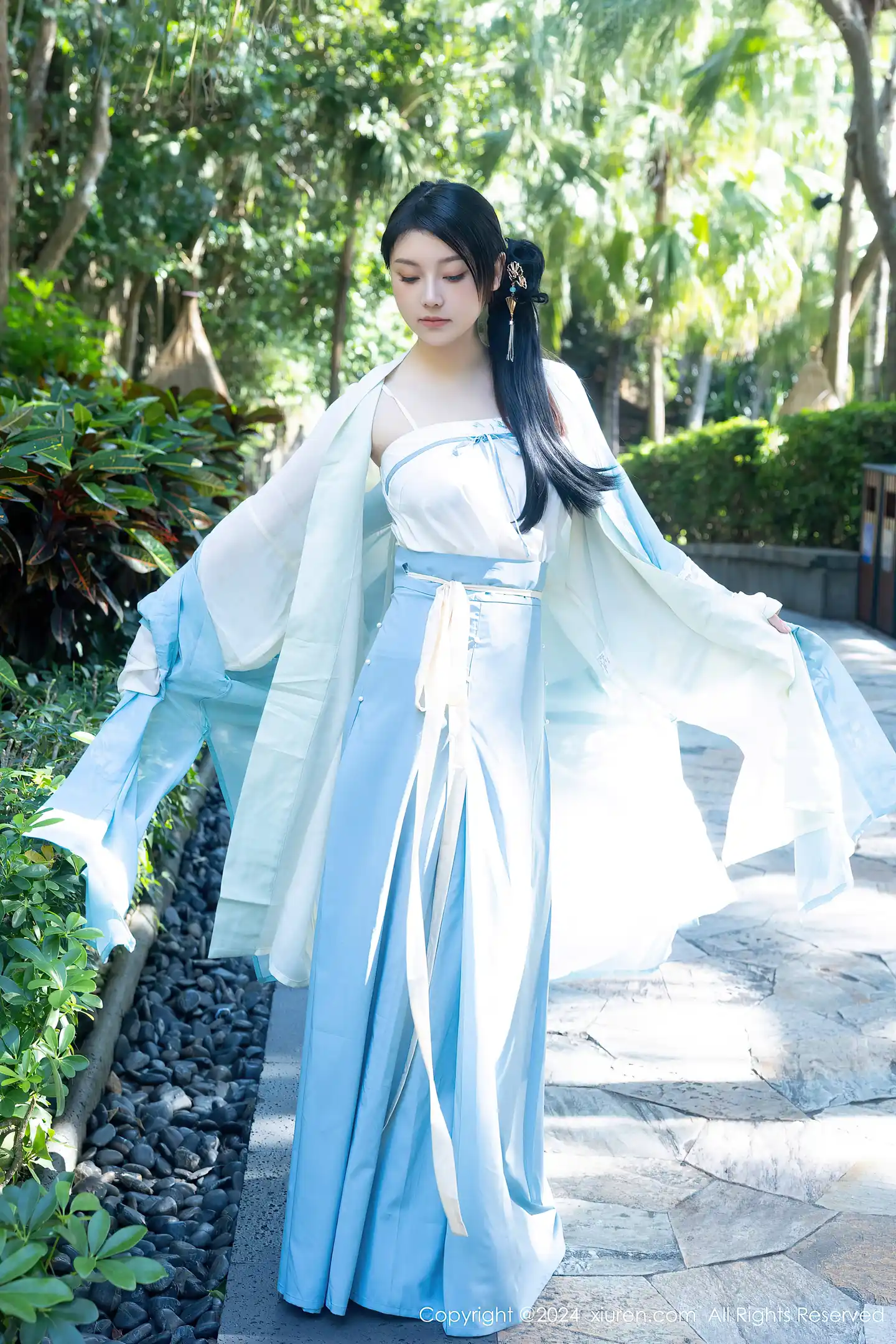 图片[5]-[Xiuren秀人网] 2024.04.03 VOL.8343 模特合集女神小逗逗＆唐安琪姐妹花OL职业装露性感内衣诱惑写真80P-秀人网官方网站